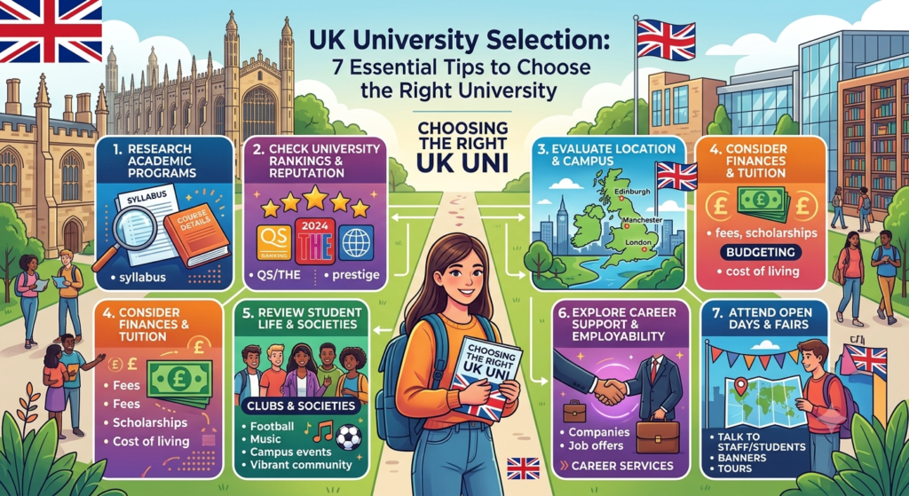uk university selection